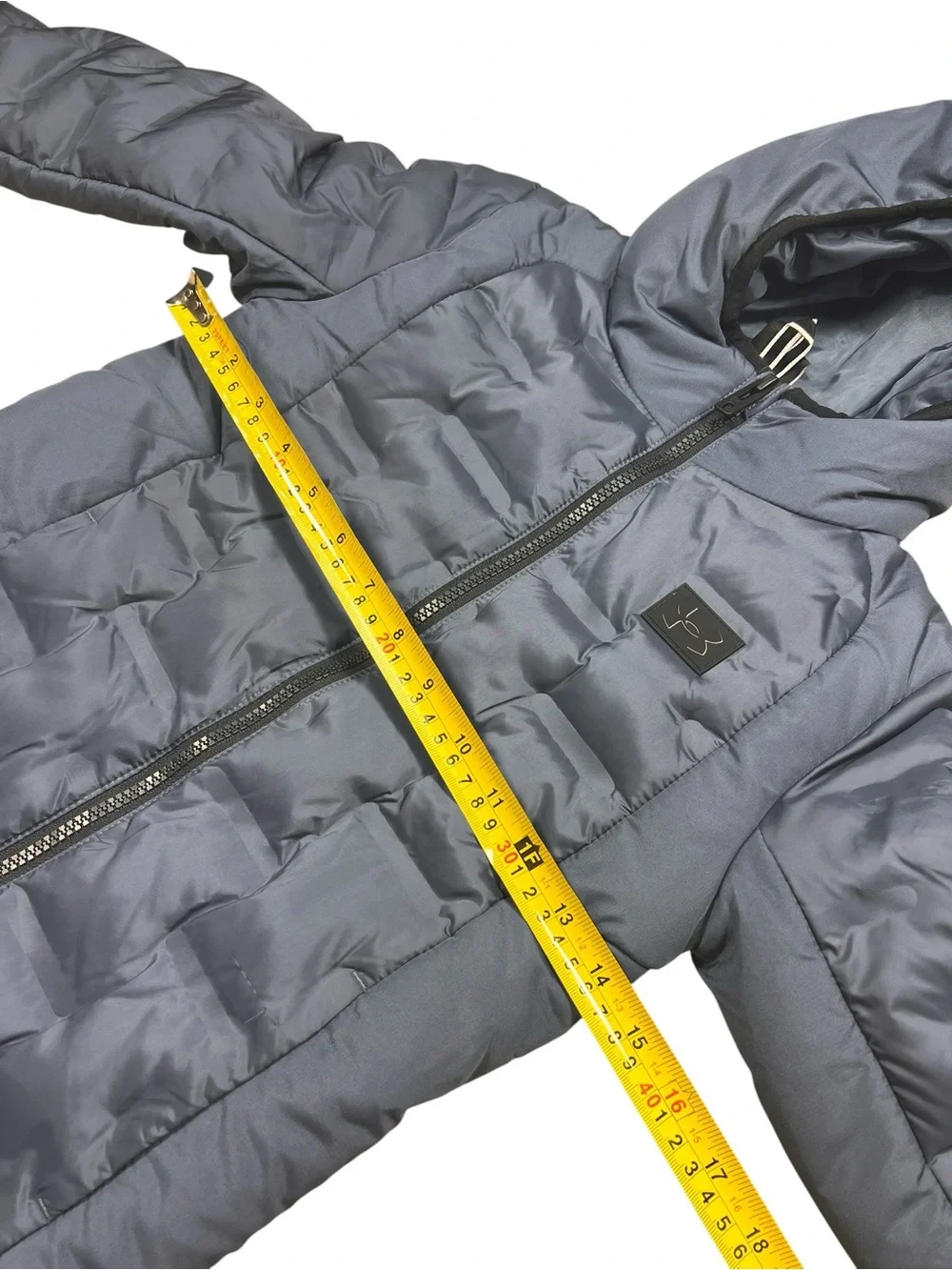Under Armour UA Puffer Coat Boys 6 blue Winter Jacket quilted full zip hood NWT